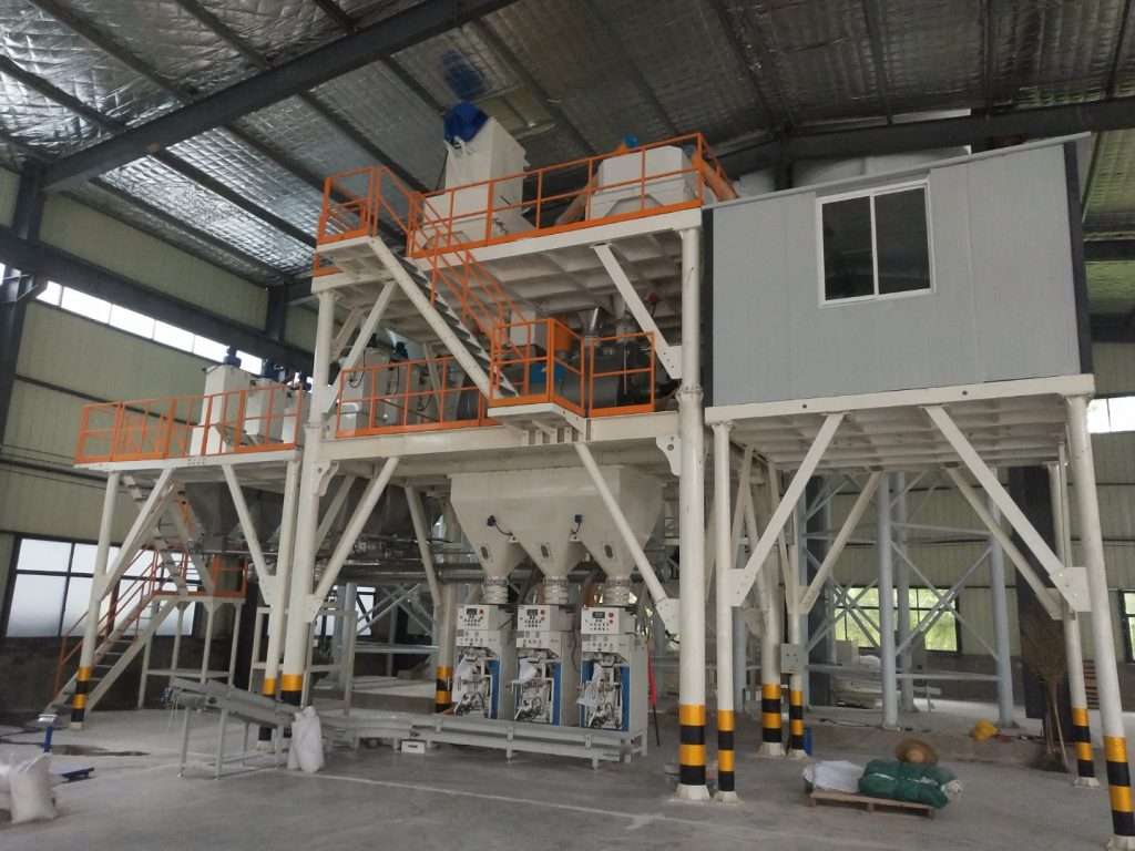Insulation mortar production line