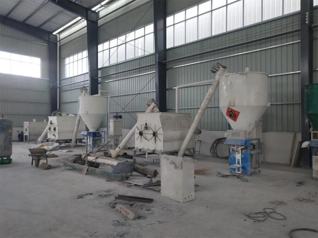 simple mortar production line